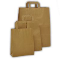 Papiertragetaschen braun 22+10x36cm 250 Stck