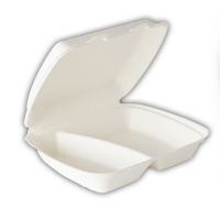 Menbox 2-geteilt Bagasse, 200 Stk.