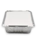 Alu Schale mit Deckel 650ml. R65L (650B) 1200 Stk.