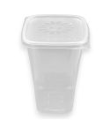 Feinkostbecher 500ml eckig mit Deckel 1000 Stk.
