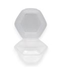 300 St. Salatbox 1000ml Sechseckig