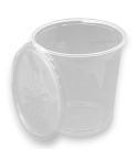 Feinkostbecher 500ml rund mit Deckel 250 Stk.