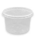 Feinkostbecher 300ml rund mit Deckel 1000 Stk.
