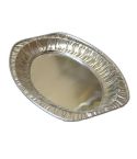 Alu Partyplatte groß oval 100 Stk.