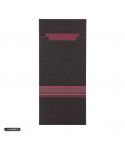 Bestecktaschen mit integrierter Serviette bordeaux