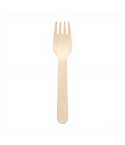 Holzgabel 16cm Bio Einweg Holz Besteck stabil kompostierbar