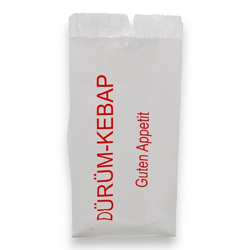Papierfaltenbeutel 10 x 8 x 20 cm "Dürüm"