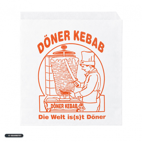 Dönertasche Fettdicht 35g/qm 4000 Stk.