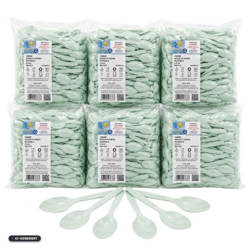 Eislöffel - 13cm - grün - 3000 Stk.