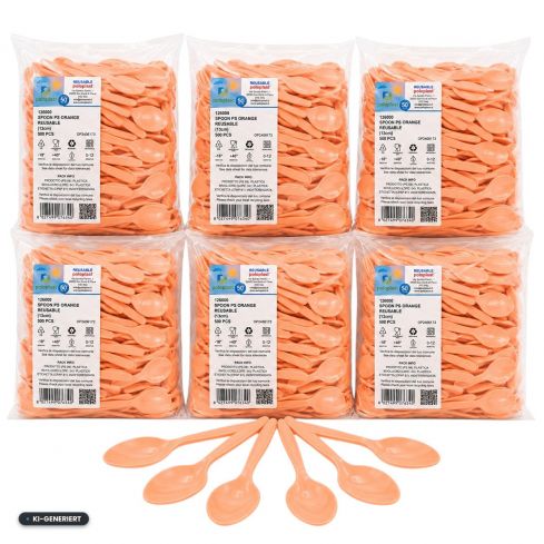 Eislöffel - 13cm - Orange - 3000 Stk.