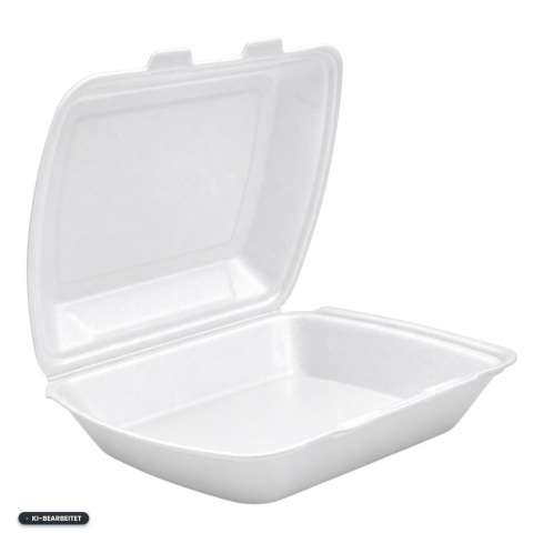 Menübox ungeteilt XPS, weiss 200 Stk.