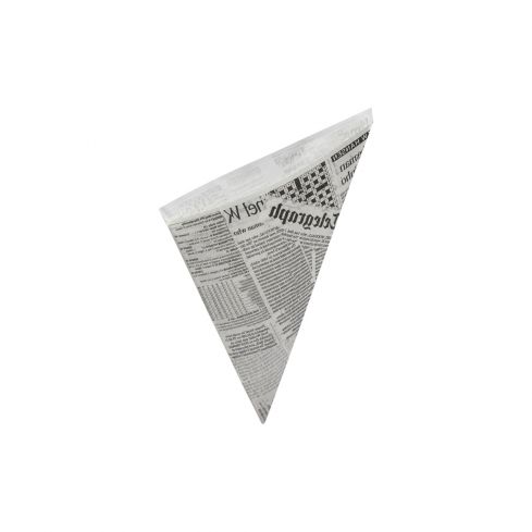 Papierspitztüten "Fish & Chips" 19cm 500 Stk.