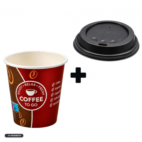 SPARSET -1000 Stk. Coffee to Go Becher 200ml