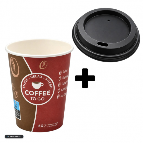 SPARSET -1000 Stk. Coffee to Go Becher 300ml
