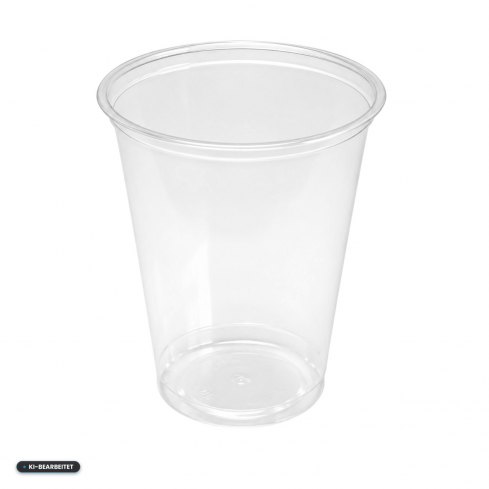 Trinkkbecher klar mit Schaumrand - 300ml