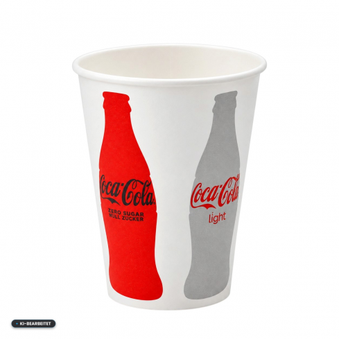 Trinkbecher 300ml Pappe "Coca Cola" 2000 Stk.