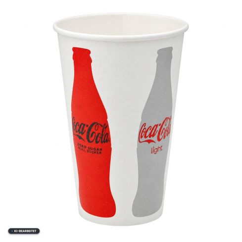 Trinkbecher 500ml Pappe "Coca Cola" 1000 Stk.